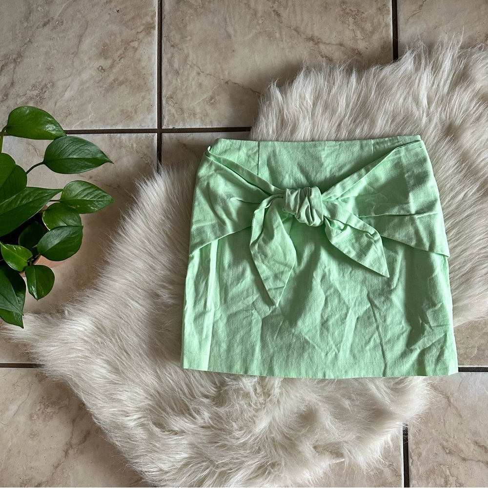 Dee Elly Tied Miniskirt